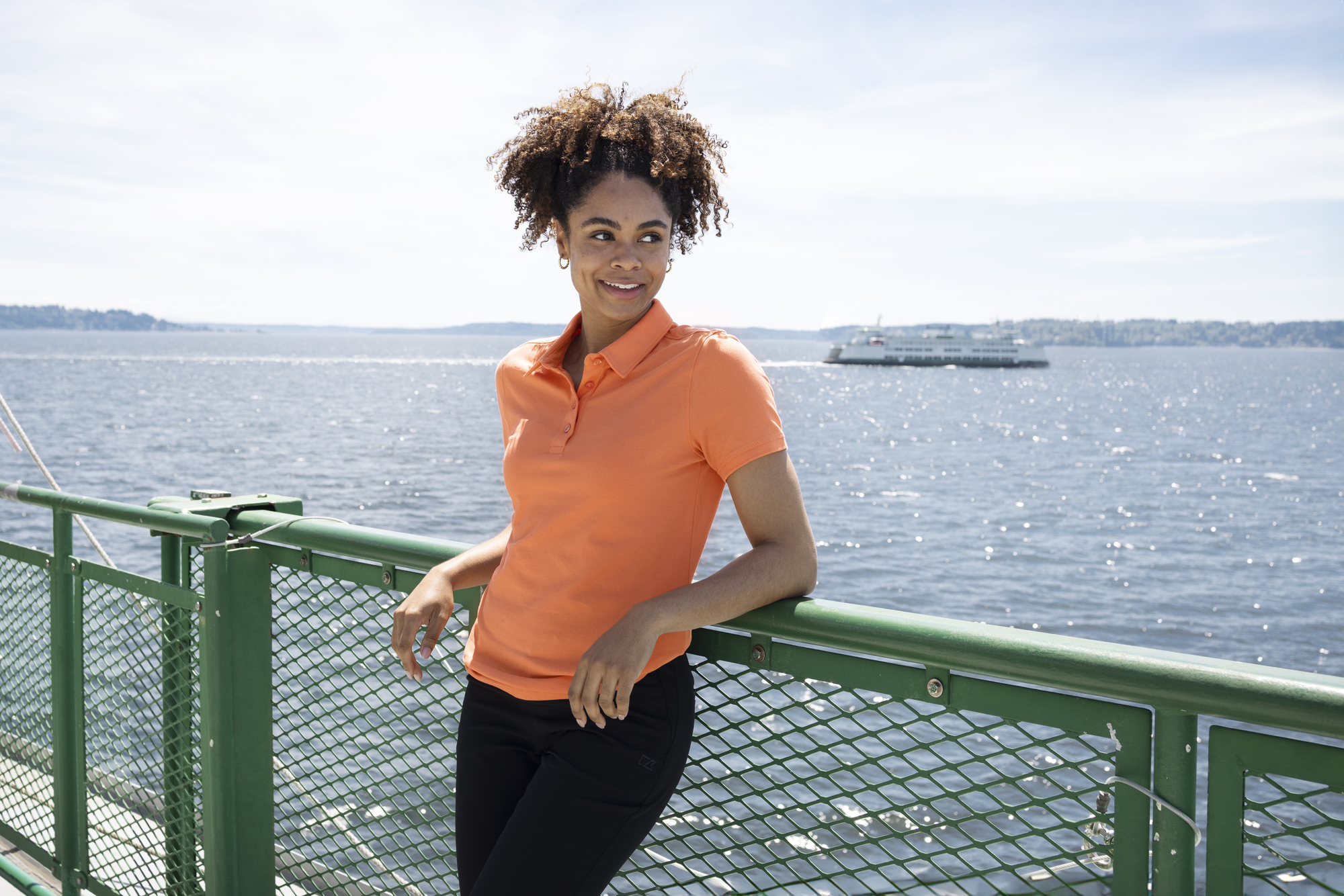 OCEANSIDE STRETCH POLO WOMAN